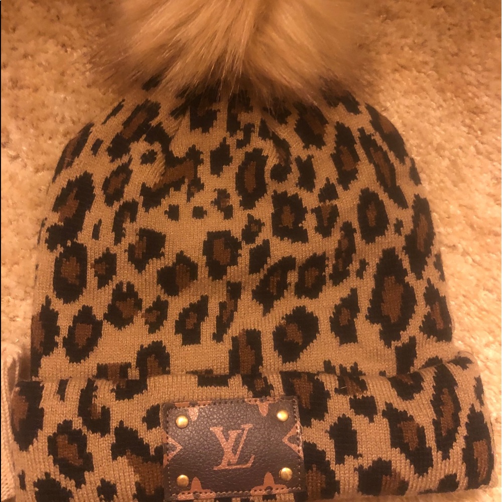 Cheetah beanie hat